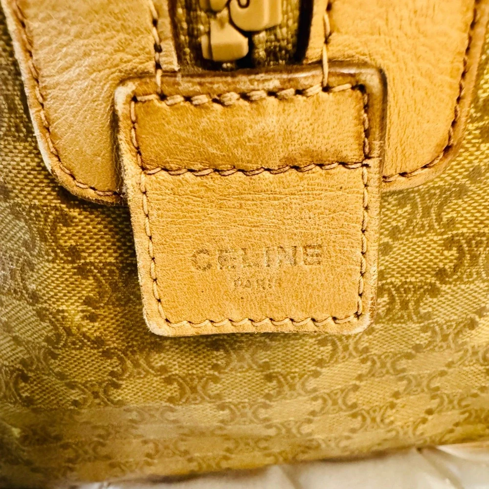 Celine Beige and Tan Satchel - Picture 12 of 16